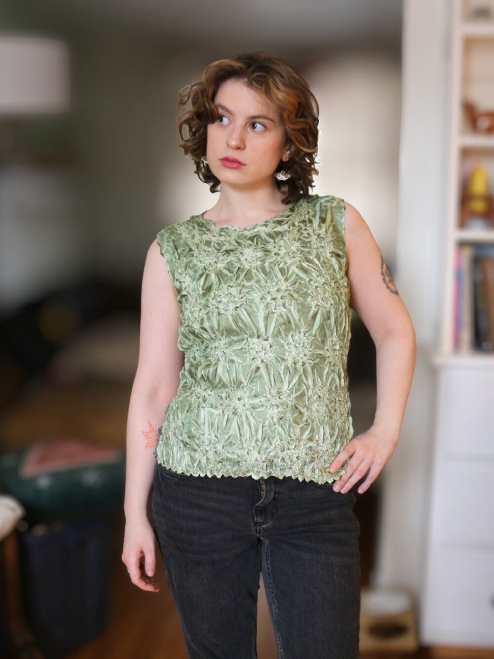 Vintage Crepe Blend Top